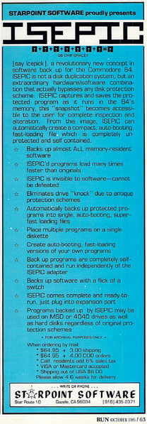 File:RUN Issue 22 1985 Oct ISEPIC Ad.png