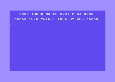 Turbo-Macks System 64 Screenshot